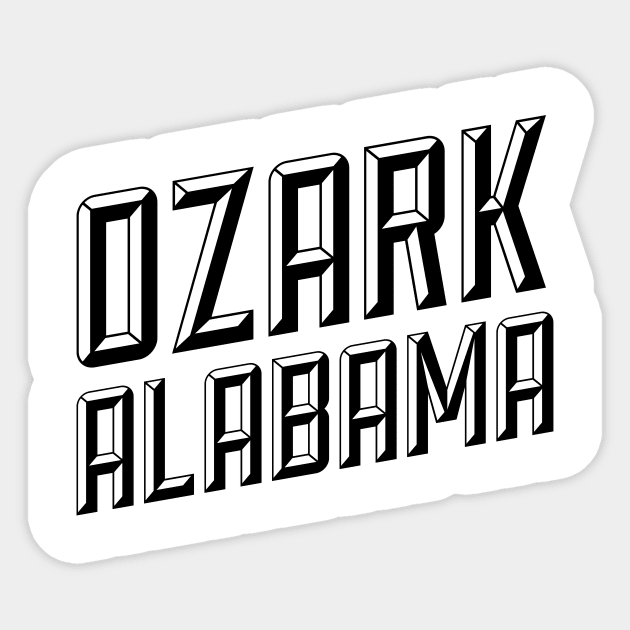 OZARK ALABAMA Sticker by Ajiw